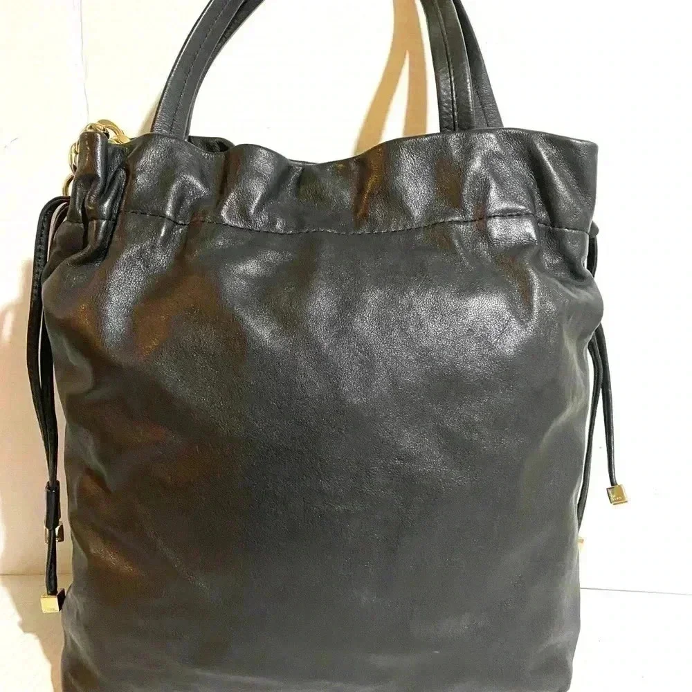 Michael kors Black leather shoulder handbag